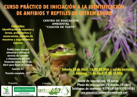 El Centro de Educación Ambiental de Cuacos de Yusta organiza un taller sobre anfibios y reptiles