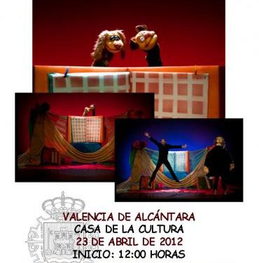 Valencia de Alcántara opta por el teatro para conmemorar con los escolares el Día del Libro