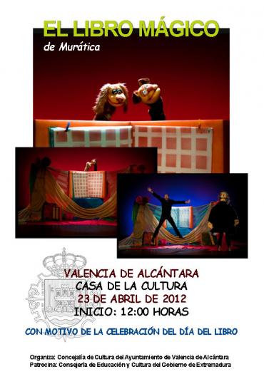 Valencia de Alcántara opta por el teatro para conmemorar con los escolares el Día del Libro