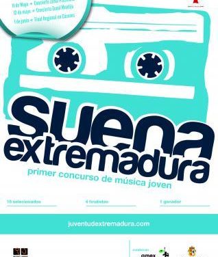 La I edición del concurso de música joven ‘suena Extremadura’ da a conocer a los 16 finalistas
