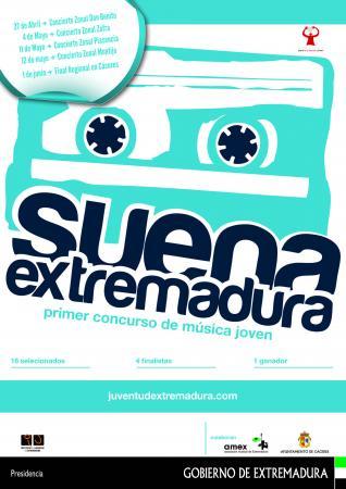 La I edición del concurso de música joven ‘suena Extremadura’ da a conocer a los 16 finalistas