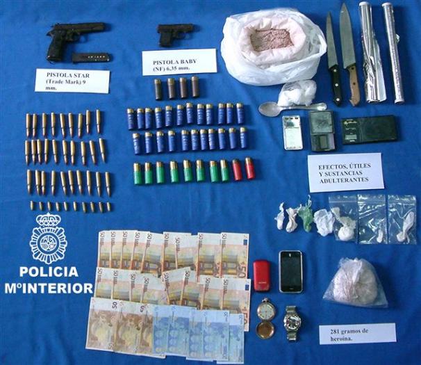 Desarticulada una red organizada que traficaba con sustancias estupefacientes en Mérida y Badajoz