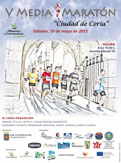 El Ayuntamiento de Coria comunica cortes de tráfico con motivo de la V media maratón Ciudad de Coria