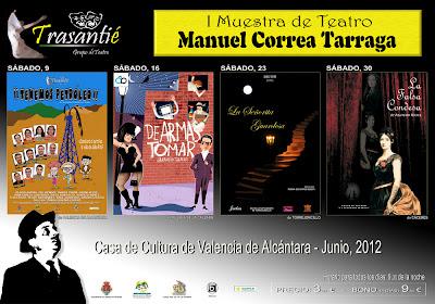 El grupo de teatro Trasantié de Valencia de Alcántara organiza una muestra de teatro para el mes de junio