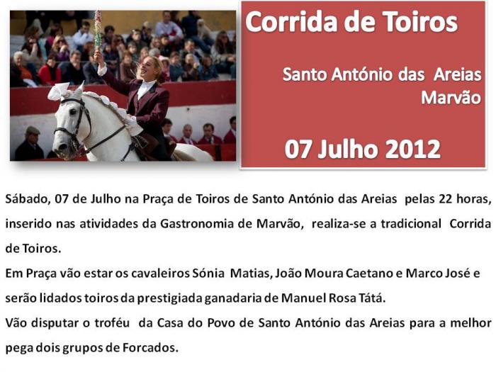 Moura Caetano participará en una corrida de rejones en la localidad rayana de Santo António das Areias