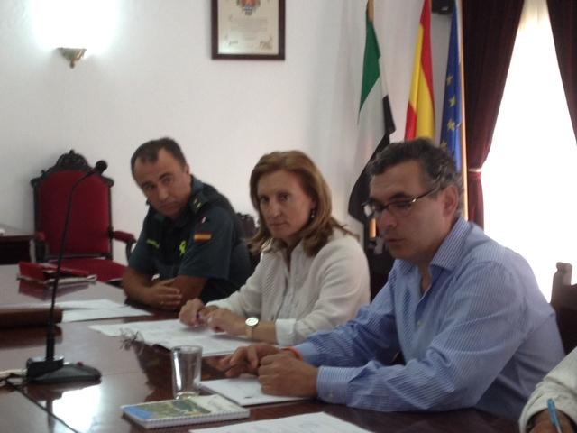 La Junta de Seguridad de Valencia de Alcántara destaca la «impecable coordinación» de los cuerpos de seguridad