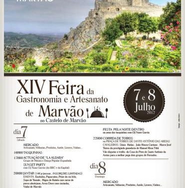 La villa lusa de Marvâo acogerá en julio la XIV Feria de la Gastronomía y la Artesanía