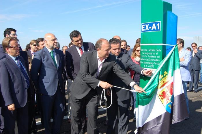 Del Moral anuncia que el tramo de la ExA1 entre El Batán y Coria estará terminado a finales de verano