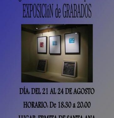 La ermita de Santa Ana de San Vicente de Alcántara acoge hasta el viernes una exposición de grabados