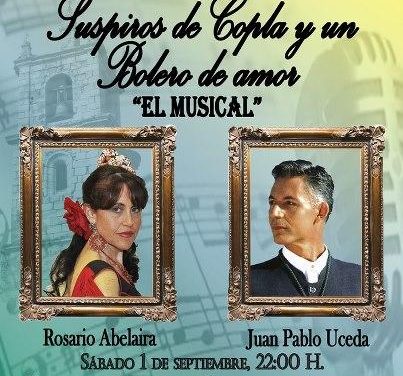 El musical «Suspiros de Copla y un Bolero de Amor» llegará a Valencia de Alcántara el 1 de septiembre