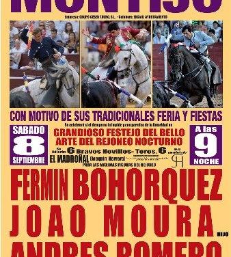 Reses bravas de la ganadería cillerana de El Madroñal se lidiarán en un festejo de rejones en Montijo