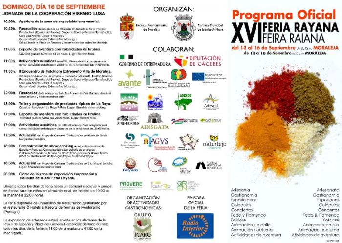 La Feria Rayana de Moraleja tendrá como eje la promoción de los productos agroalimentarios