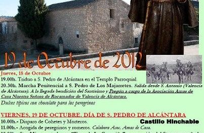 San Pedro de los Majarretes conmemorará el próximo fin de semana el 450 aniversario de la muerte de San Pedro