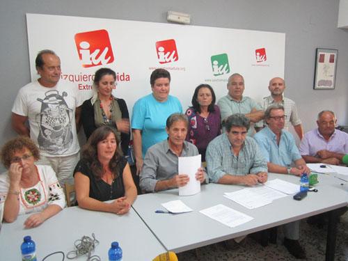 IU Extremadura decide por unanimidad continuar con la XII Asamblea Regional del domingo 14 de octubre