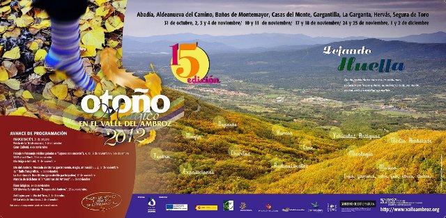 El Valle del Ambroz vivirá su Otoño Mágico del 31 de octubre al 2 de diciembre con el lema «Dejando huella»