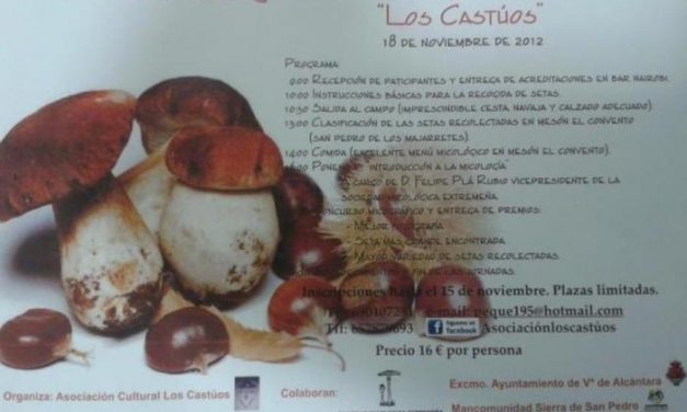 La Asociación Los Castúos organiza las I Jornadas Micológicas en Valencia de Alcántara