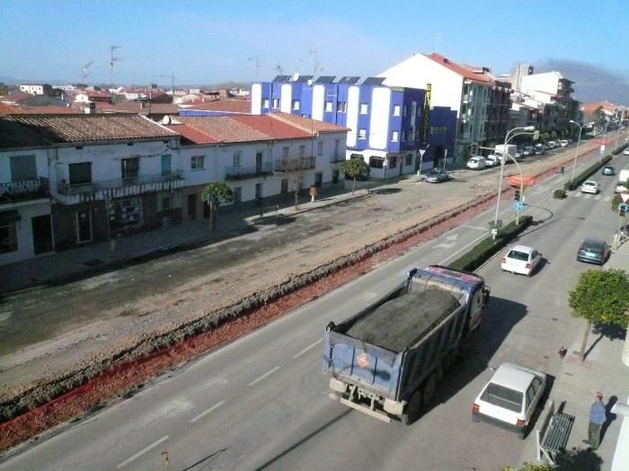 El Ayuntamiento de Moraleja solicita cambios a la Junta de Extremadura en las obras de la travesía