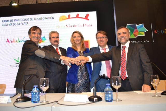 Extremadura, Castilla y León, Andalucía y Asturias se unen para promocionar la Ruta Vía de la Plata