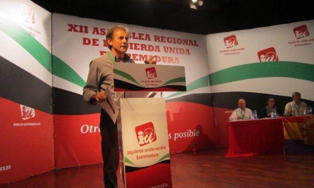 La XII Asamblea Regional de Izquierda Unida Extremadura reelige a Pedro Escobar coordinador general