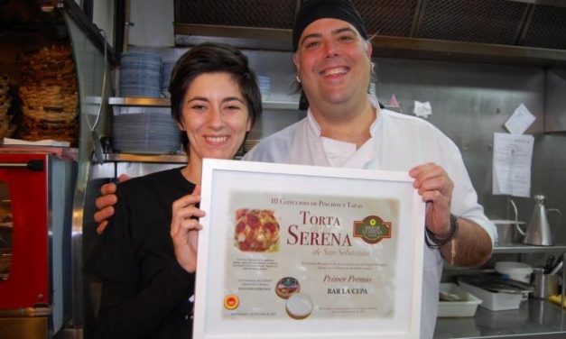 El Restaurante La Cepa gana la tercera edición del concurso de pinchos Torta de la Serena de San Sebastián