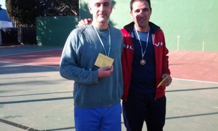 Manuel Santano y Vicente Sánchez ganan el torneo de Navidad de frontenis disputado en Moraleja