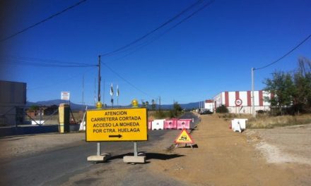 Las obras de la carretera de La Moheda obligan a cortar la vía al tráfico rodado desde el próximo lunes
