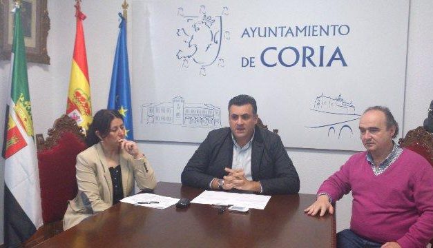 Coria recibe 290.000 euros de la Diputación de Cáceres para proyectos y obras de pavimentaciones