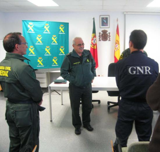 La Guarda Nacional Republicana de Portugal visita la Comandancia de la Guardia Civil de Cáceres