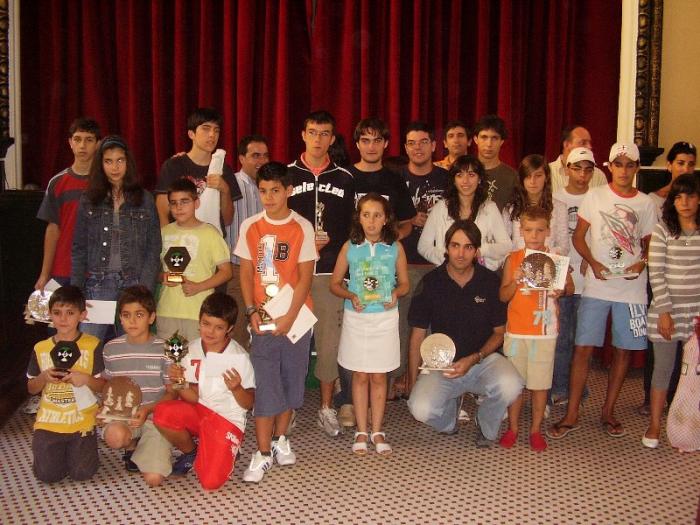 Finaliza el V Torneo Internacional de Ajedrez por categorías celebrado en Baños de Montemayor