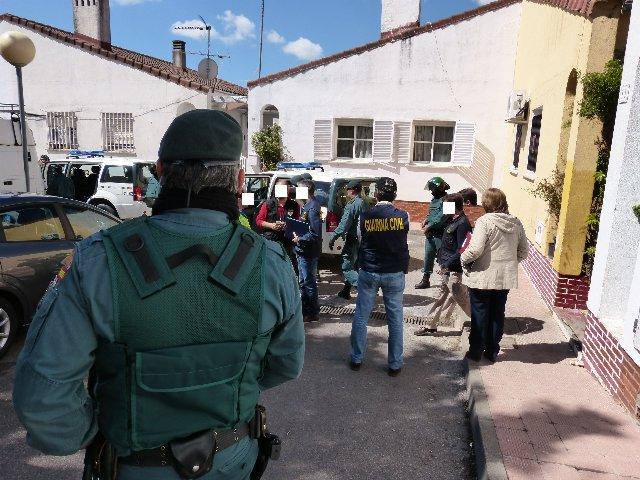 La Guardia Civil desarticula una banda especializada en robos y detiene a 8 personas en Plasencia y Galisteo