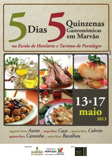 La Escuela de Hostelería de Portalegre condensa en cinco días las quincenas gastronómicas de Marvao