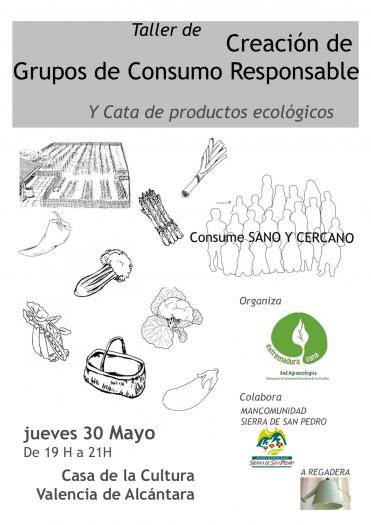 Valencia de Alcántara impulsa el consumo de productos ecológicos y organiza una cata el jueves
