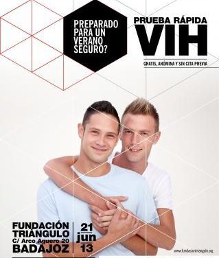 La Oficina del VIH colabora con la Fundación Triángulo en la campaña de verano que comienza en Badajoz