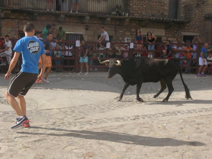 Las fiestas de San Pantaleón de Villasbuenas de Gata concluyen sin heridos por asta de toro