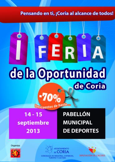 Asecoc y el Ayuntamiento de Coria ultiman los preparativos de la I Feria de la Oportunidad