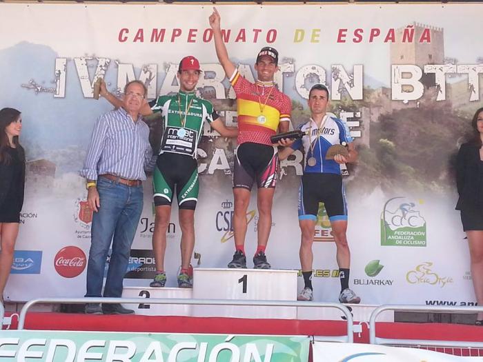 El ciclista placentino Pedro Romero consigue el subcampeonato de España XCM en Cazorla