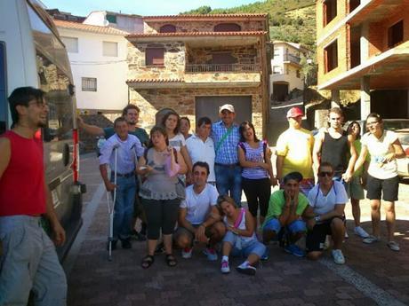 El grupo Ociodiscap del Ambroz de la Fundación Premysa realiza una visita a la comarca de Las Hurdes