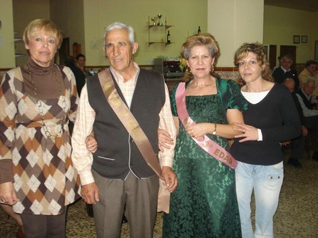 El Club de Pensionistas de Aliseda elige a los mayores Miss y Mister de la Tercera Edad del 2008