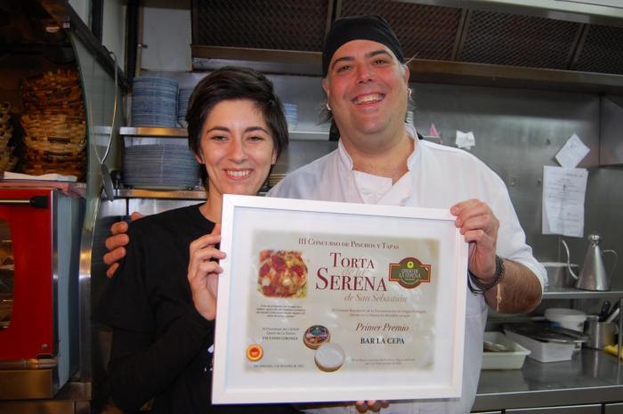 Nueve restaurantes de San Sebastián elegirán hasta el día 10 el mejor pincho con queso de la Serena