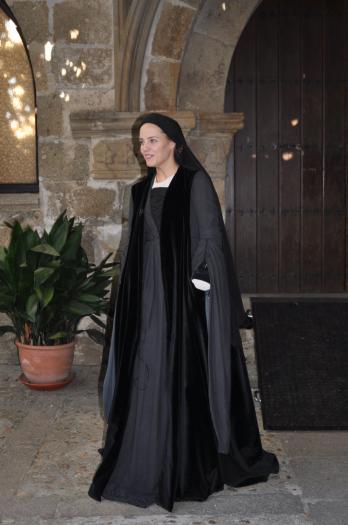 Plasencia revive su pasado medieval con el rodaje de la serie «Isabel» recreando el atentado contra el monarca