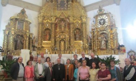 La iglesia parroquial de Villa del Campo presenta el retablo del siglo XVIII tras los trabajos de restauración