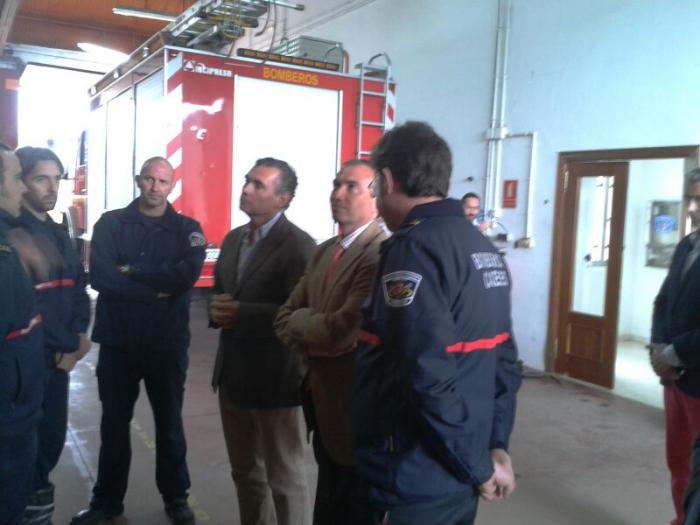 El parque de bomberos de Valencia de Alcántara prestará servicio las 24 horas a partir del 1 de noviembre
