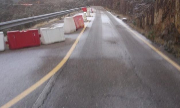 El PSOE de Ladrillar achaca al mal estado de la carretera y al hielo el accidente ocurrido este lunes  en la CC-166
