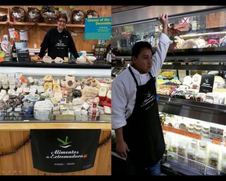 Alimentos de Extremadura promociona el queso de la región en tiendas gourmet de Estados Unidos