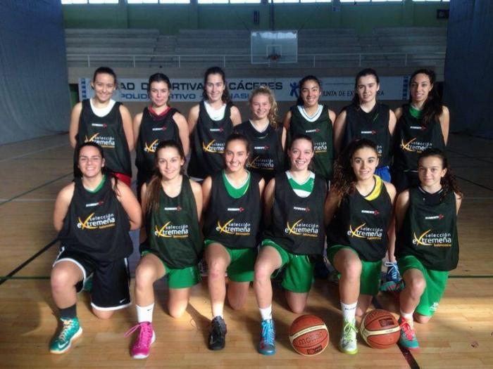 Las selecciones extremeñas de baloncesto se preparan para el Campeonato de España de baloncesto cadete