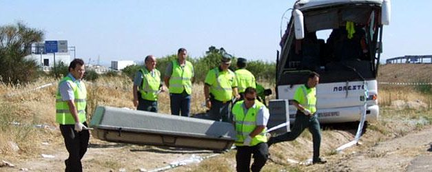 Condenan al conductor del autobús accidentado en Miajadas en 2009 que ocasionó tres muertos