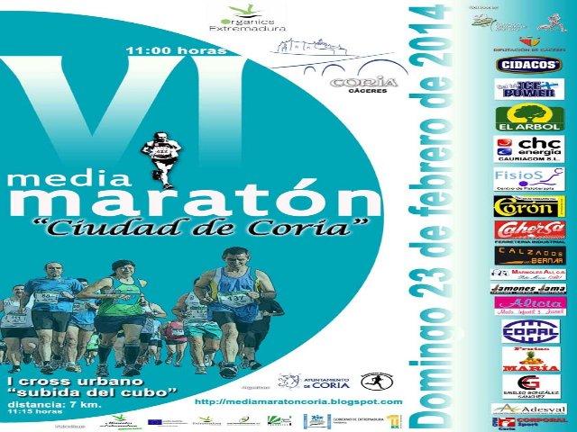 La VI Media Maratón Ciudad de Coria contará con dos jornadas de entrenamiento y una «quedada» previa