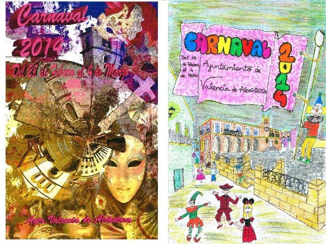 Paula Bohórquez y Elena Díaz ganan el concurso de carteles del Carnaval de Valencia de Alcántara