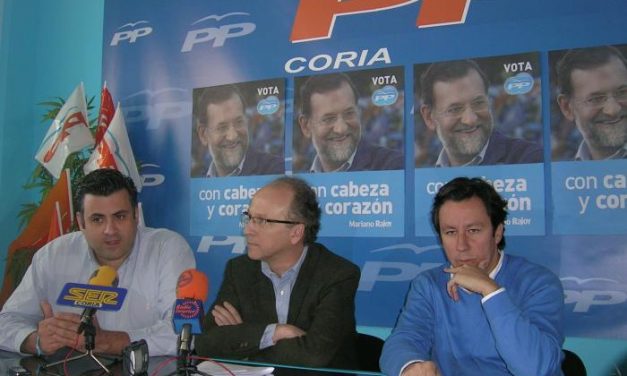 Gabriel Elorriaga acusa en Coria a Rodríguez Zapatero de ser el artífice del regreso del paro a nuestro país