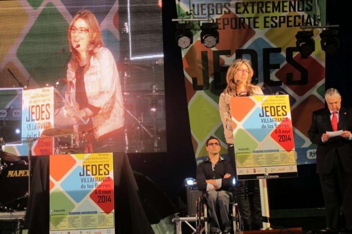 La vicepresidenta destaca que Extremadura crece en materia deportiva con el esfuerzo de los deportistas